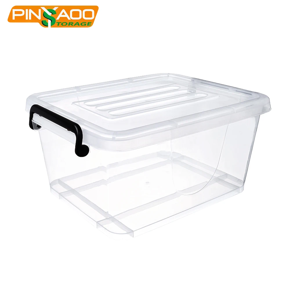 Customized New Design Household 5l Plastic Container Storage Box With Lid Handle
