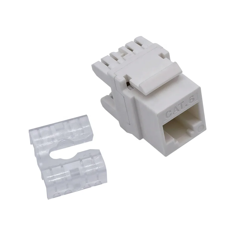 180 градусов короткий тип UTP 8P8C RJ45 Cat5e Cat6 Keystone Jack для патч-панелей или настенной розетки