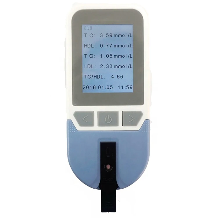 Многофункциональный анализатор 4 в 1, измеритель POCT, химический липидный анализатор для тестирования TC, TG, HDL, LDL