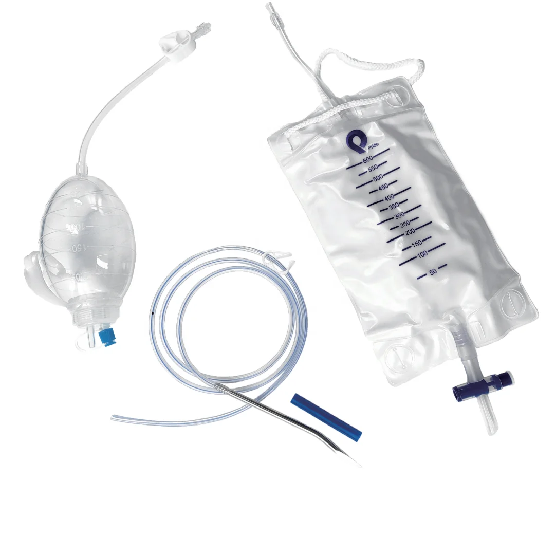 100/200ml negative pressure ball drainage bag guide needle Disposable negative pressure drainage tube set