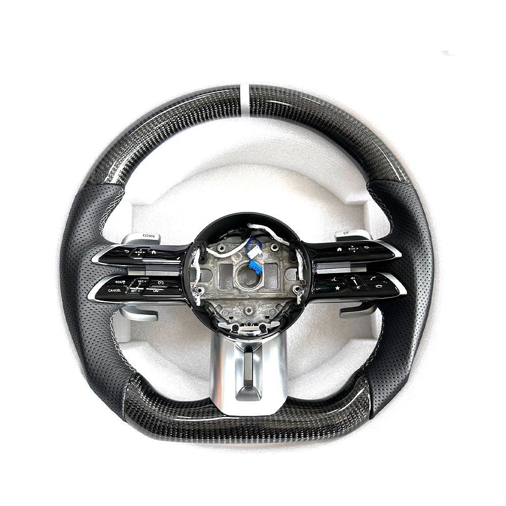 Customized High Quality Real Carbon Fiber Steering Wheel For Mercedes-Benz AMG Series