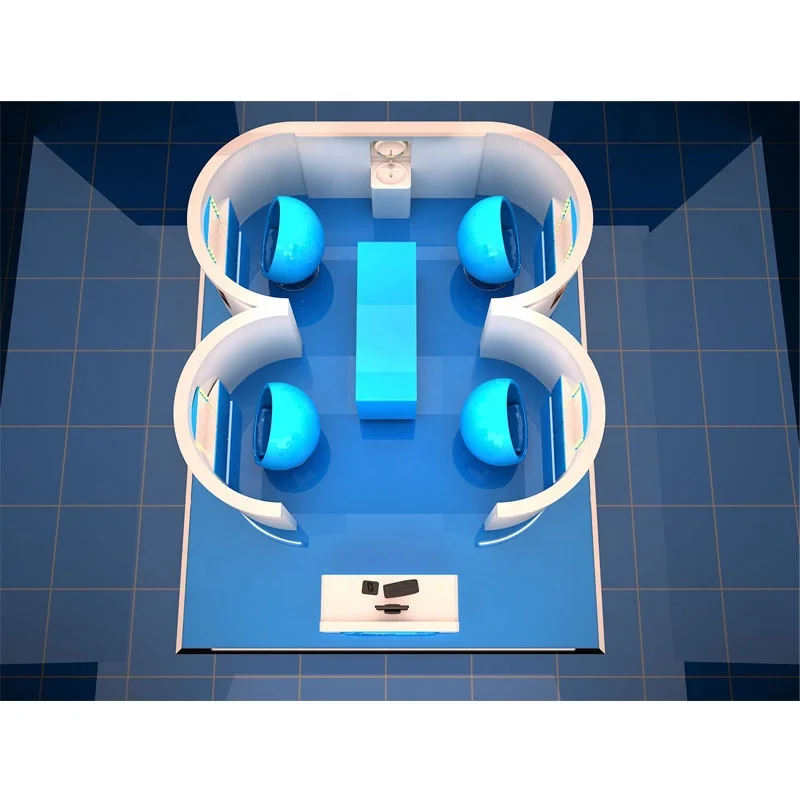 Shopping Mall Teeth Whitening Kiosk Design &  Indoor Salon Station of Tooth Whitening Kiosk for Sale