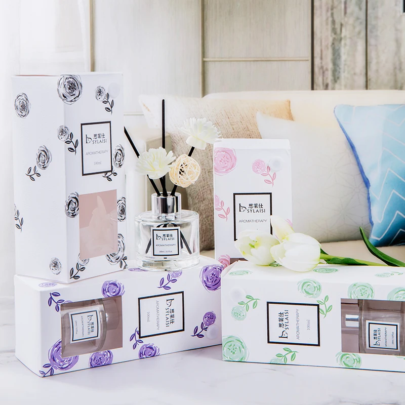 Wholesale 100ml 1 Pack Home Office Decor Aromatherapy Diffuser Oil Gift Set Preserved Flower Reed Diffuser