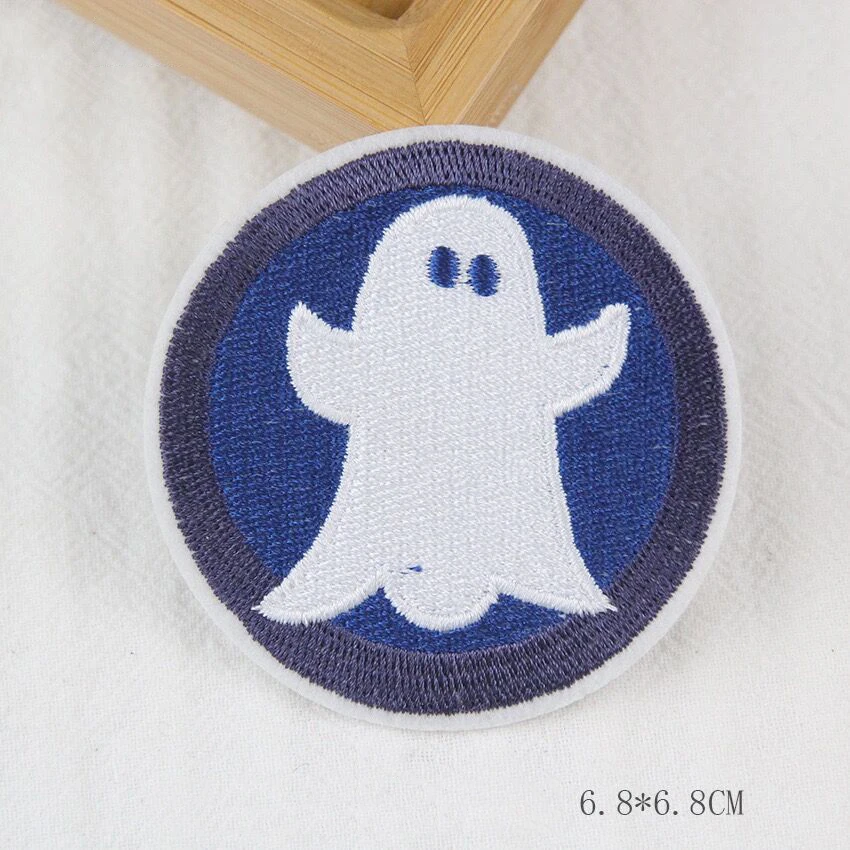 Halloween Terror Pumpkin Bat Witch Trick Or Treat Embroidered Patches Iron On Custom Your Logo Badge For Jacket Shirt Hat Shoes