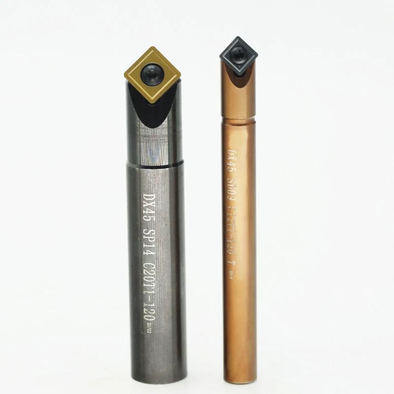 High Precision Tungsten Cobalt Alloy Cnc Chamfering Tool Holder 45 Degree DX45 SP09 C12T1-120