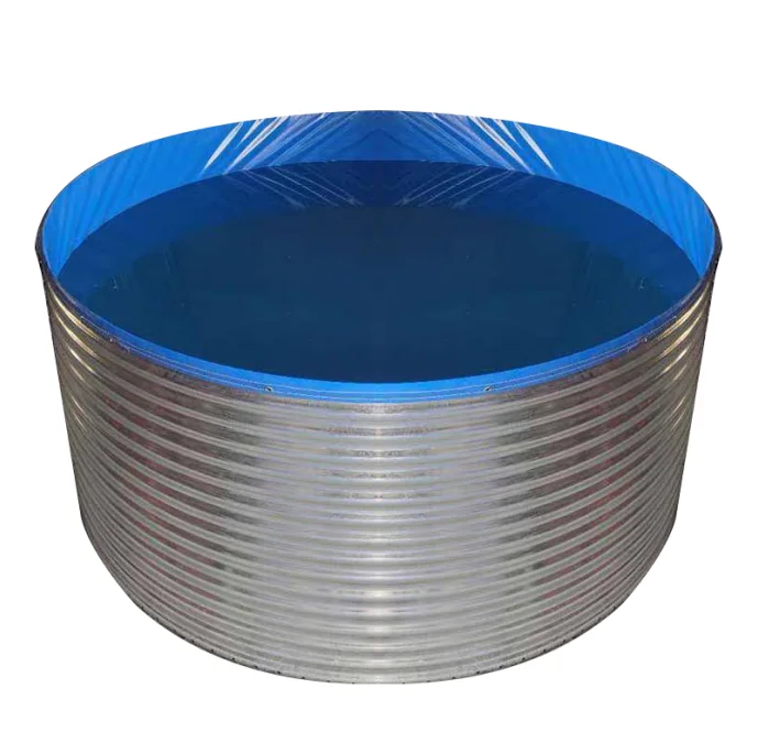 Оборудование для аквакультуры, ПВХ Брезентовое покрытие, оцинкованная стальная аквариумная башня для хранения воды под заказ