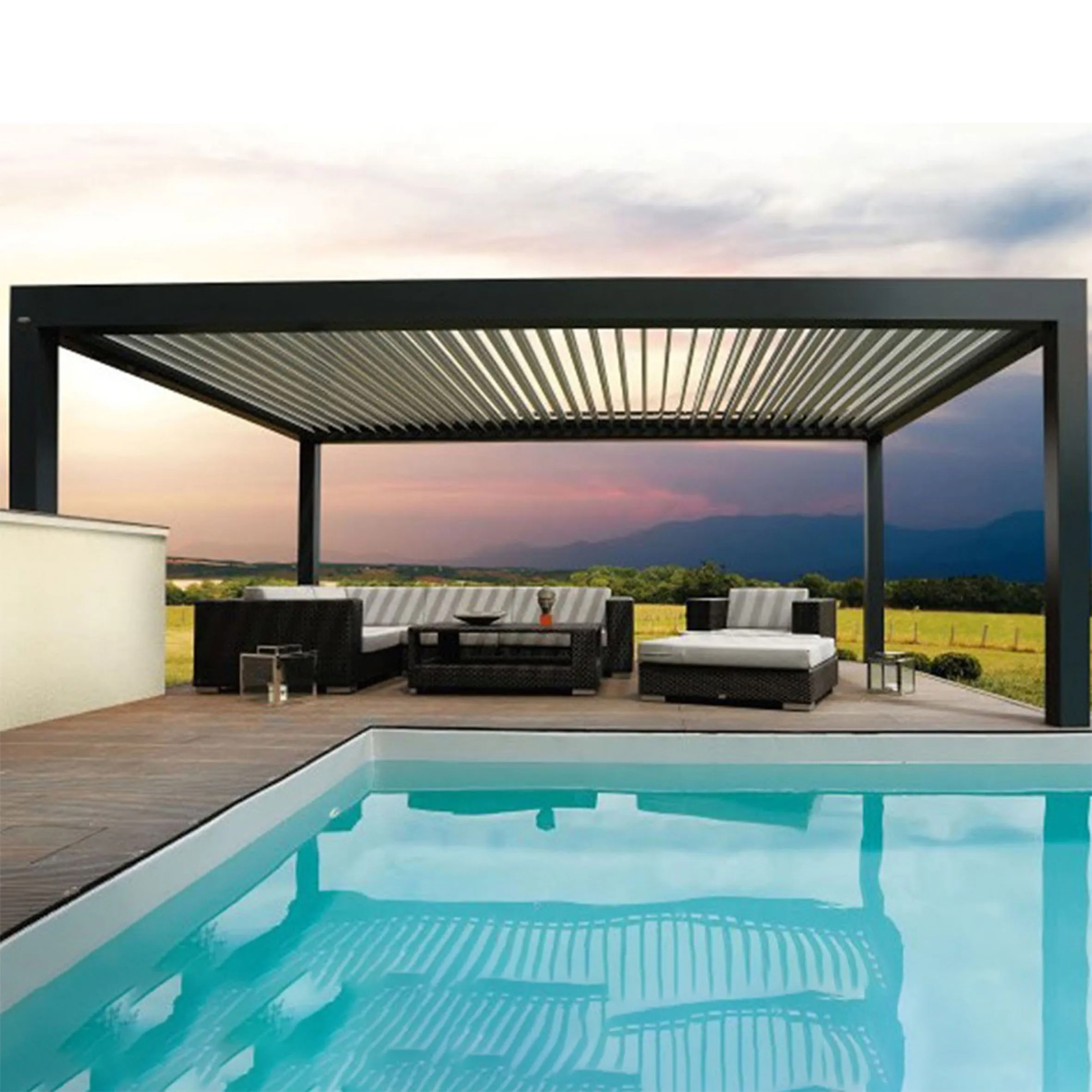 Оптовая продажа кассета для тента Выдвижная алюминиевая на заказ полностью моторизованная выдвижной тент открытый складной тент/