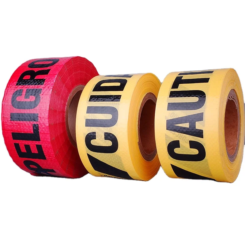 Hot Sale High Strength Warning Tape Underground For Cable Warning No Entry Protection Signal Warning Tape
