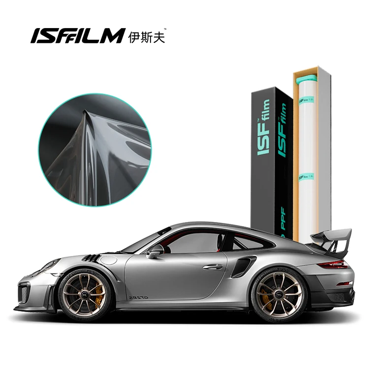 Высокоглянцевая Автомобильная самовосстанавливающая прозрачная пленка для защиты от царапин