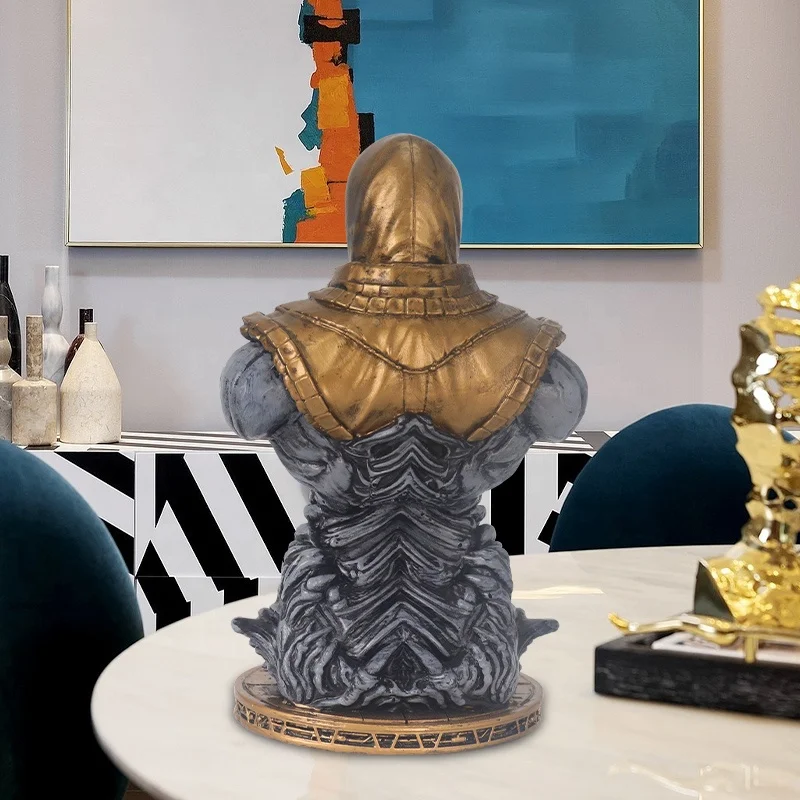 Мультфильм комическая статуя настольный декор орнамент из смолы персонажа бюст скульптура на заказ Аниме Фигурка Статуя