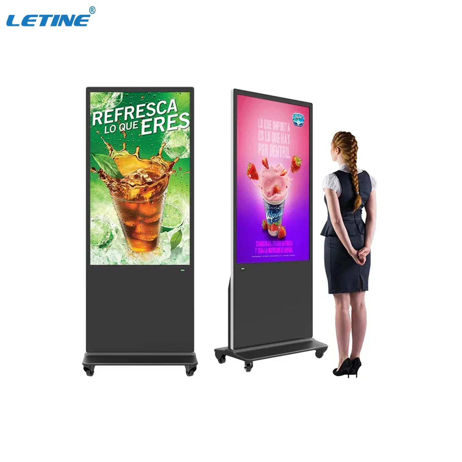32 Inch Full HD OEM ODM Digital LCD Advertising Player vertical advertising machine 1080P