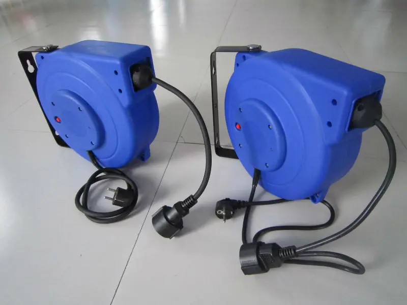 Factory wholesale HO5VV-F 3G1.5mm2 small retractable cable reel cord reel for home application