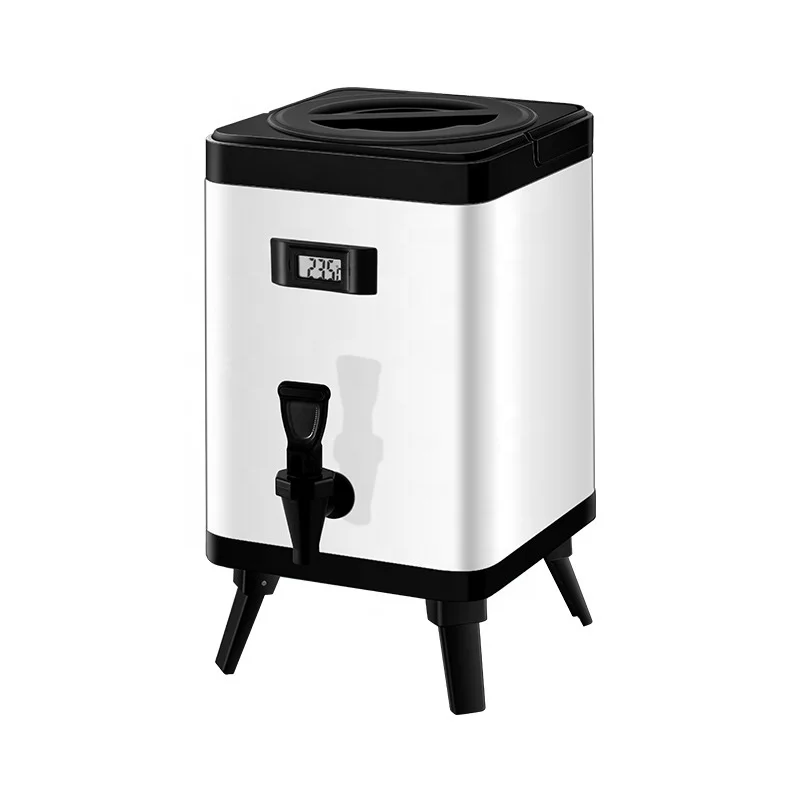 6L Stainless Steel Beverage Insulation Barrels Cold and Hot Drink dispenser with Thermometer