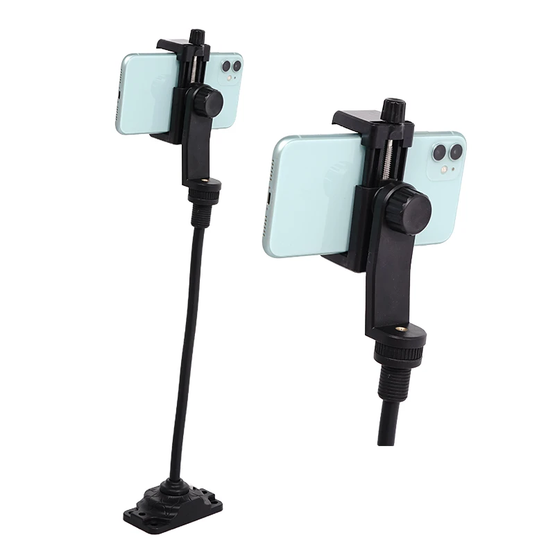 Cell Phone Holder Kayak Phone Mount Universal Boat Bracket Canoe Camera Mount Holder with Flexible Long Arm For Fishing Kayak