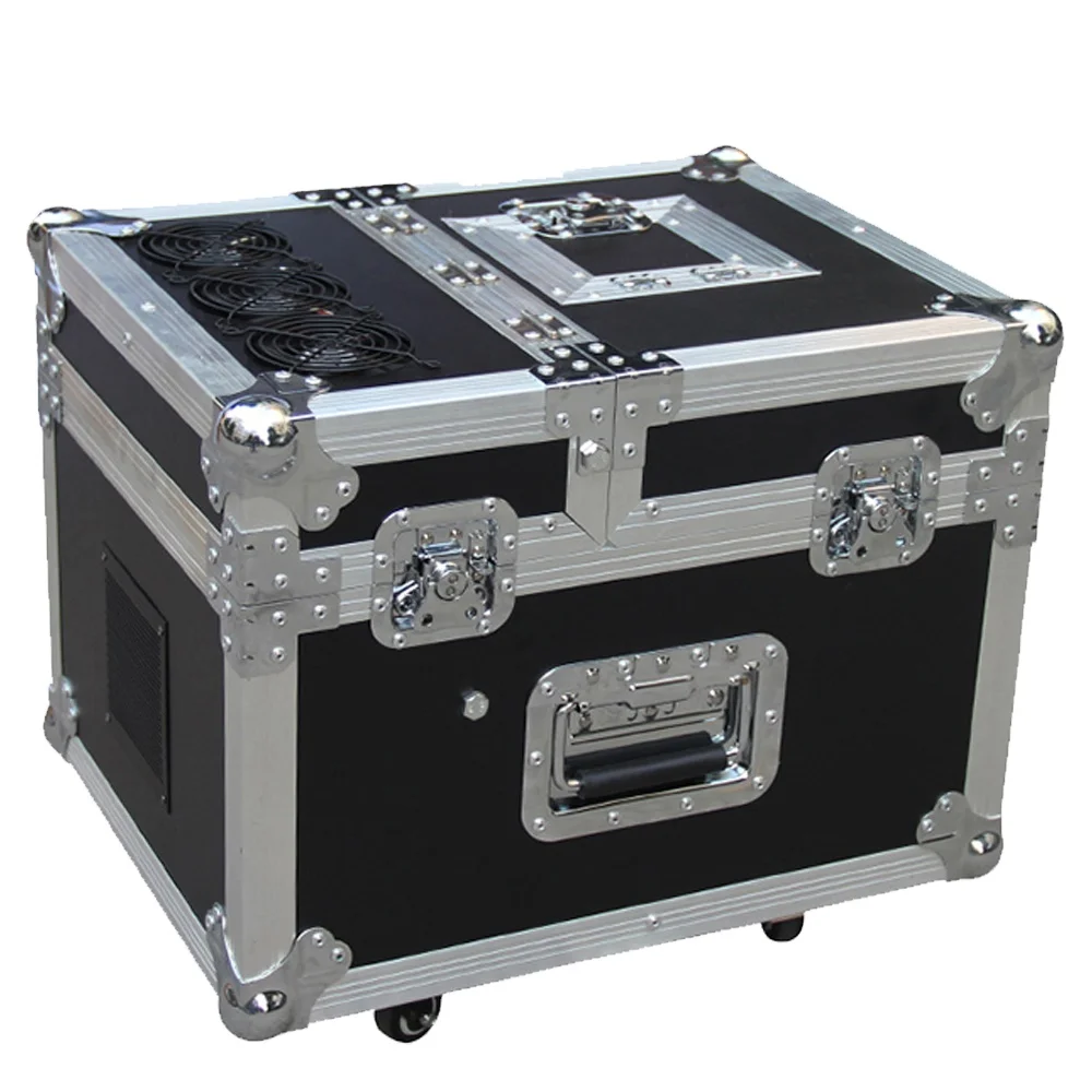 DJ No Warm up time stage 600w dual haze machine with Flycase / flight case , Dual hazer DMX / Remote Control