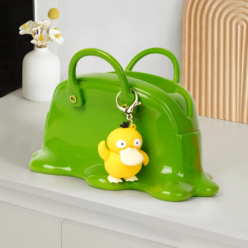 O&M Cute Girl Handbag Vase Home Resin Decoration Resin Flower Vase