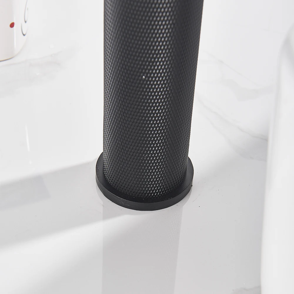 
Tall Basin Sink Faucet Matte Black Slim Bathroom Washbasin Water Mixer Tap Hot Cold Water Basin Crane Tap Bathroom Tap 