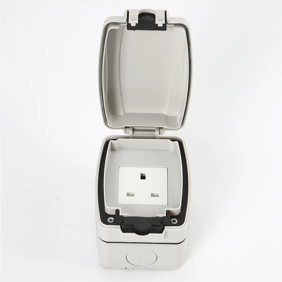 Height HT-TC318 CE UK Waterproof 13A Switch Socket Mold Outlet
