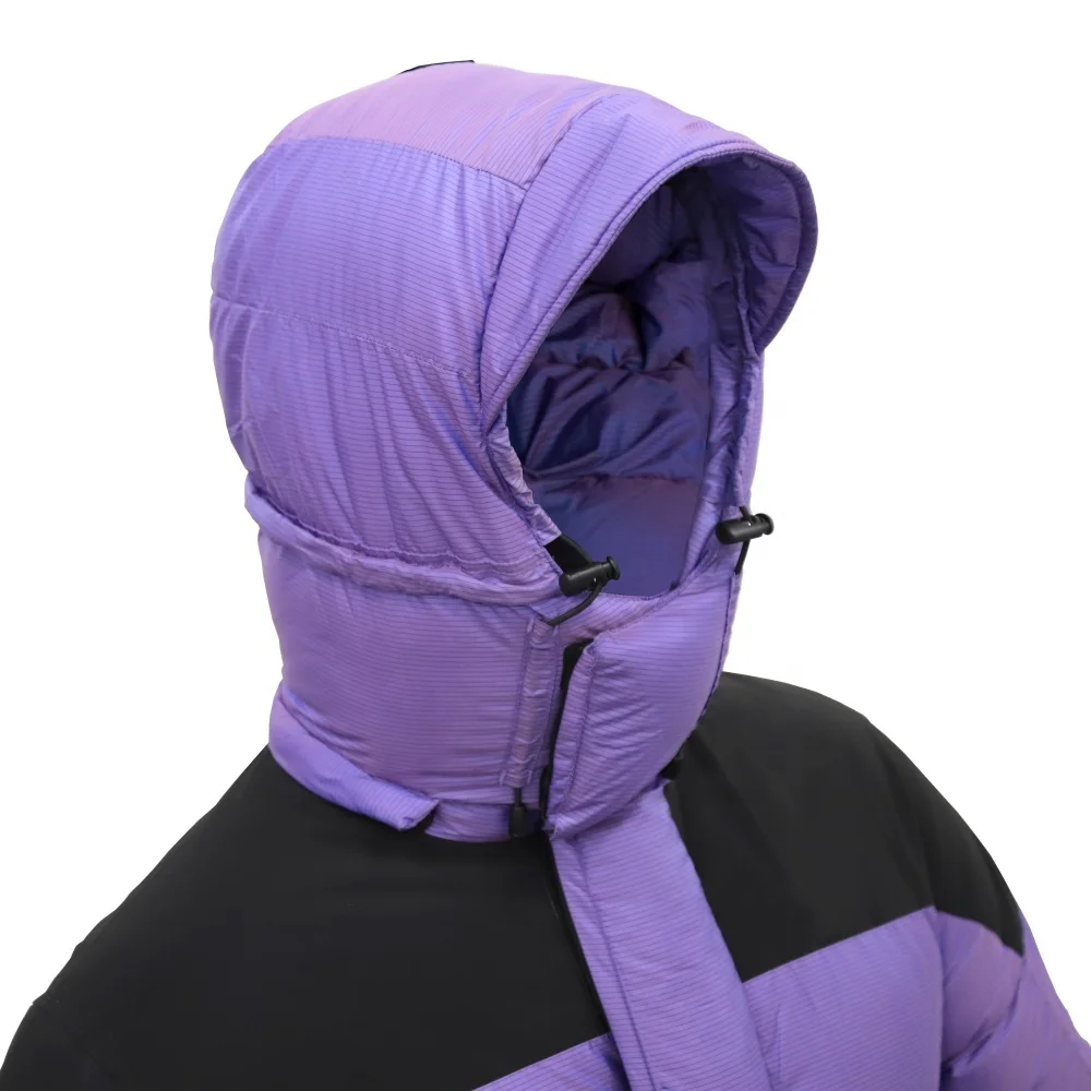 Custom Streetwear Women Bubble Puff  Real Goose Down Puffer Jacket Manufacture