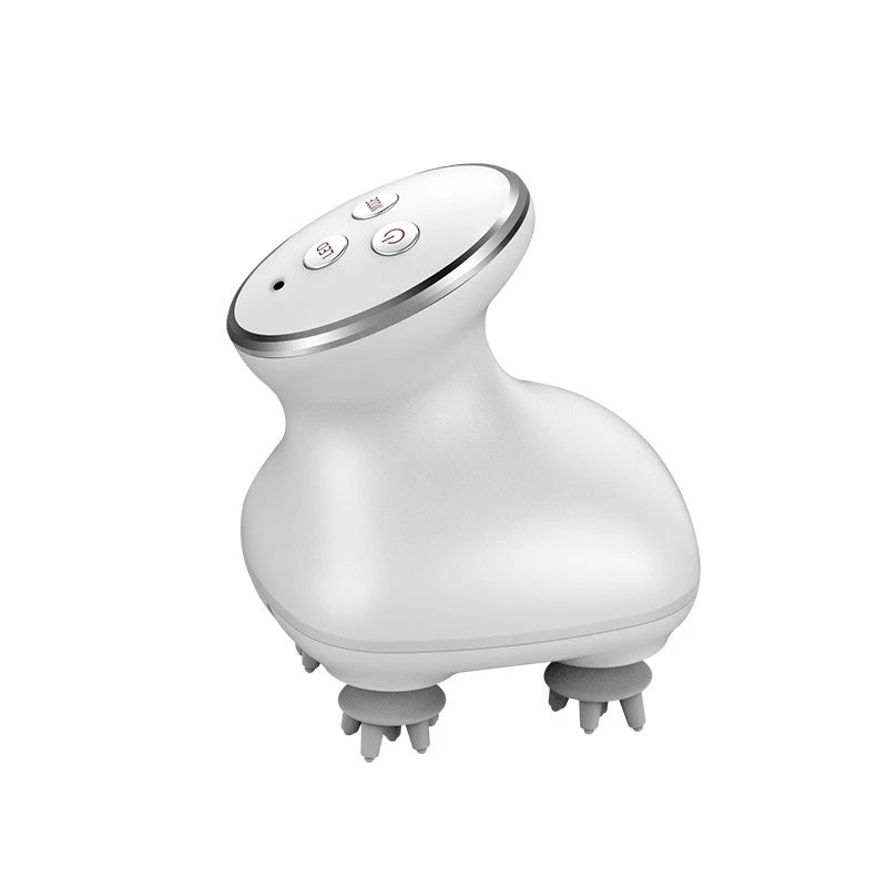rechargeable electric smart red light vibrating octopus head cordless silicone hair scalp massager machine