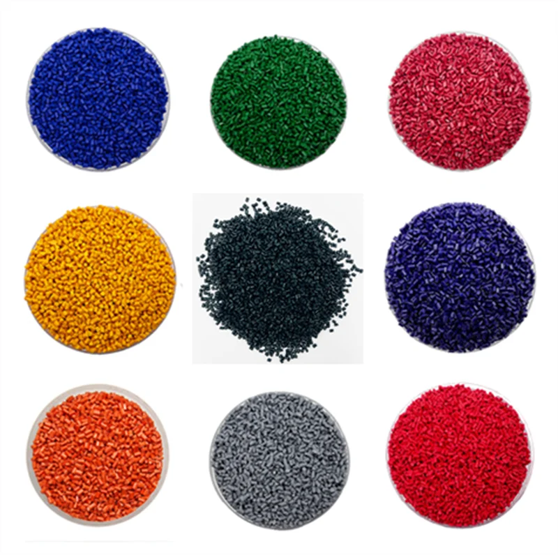 Cheap Price PP PE PET HDPE PLA ABS PS PC Plastic Color Masterbatch black red blue yellow colour for Injection Molding Extrusion