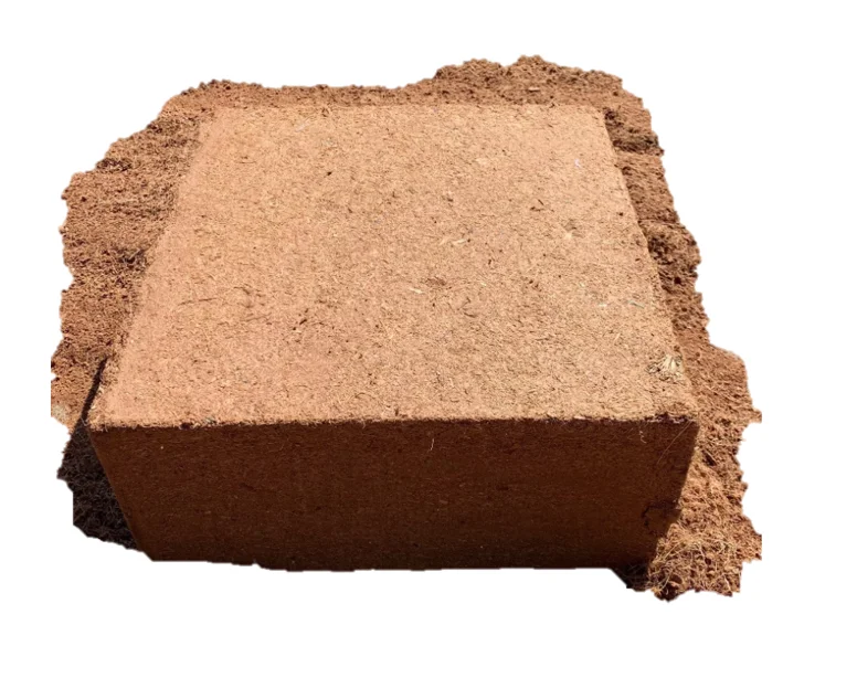 BRICKS FOR HEALTH PLANTS AND FLOWERS PERFECT CHOICE OF HYDROPONICS AGRICULTURE FROM INDONESIA IS COCOPEAT CHIP GROW BAG PRESSED