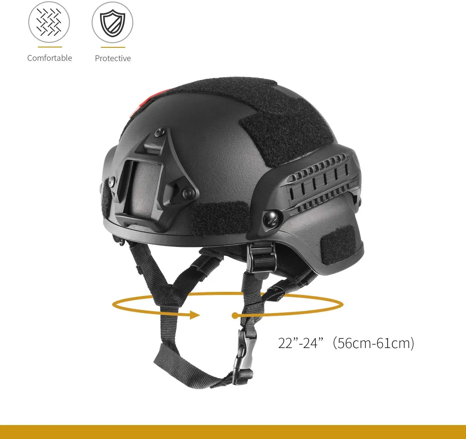 JJW NIJ IIIA Aramid MICH 2000 ballistic military bulletproof helmet