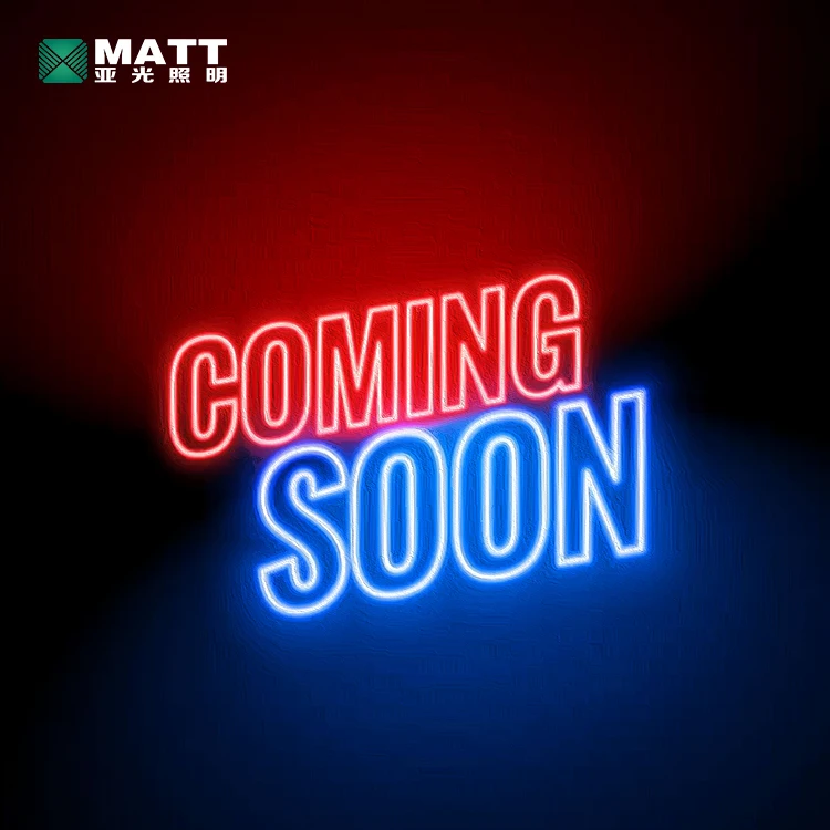 Matt Dropshipping Electronic Signs Coming Soon Neon Sign Shop Business Open Led Neon Light Signs for Window Wall Decoration