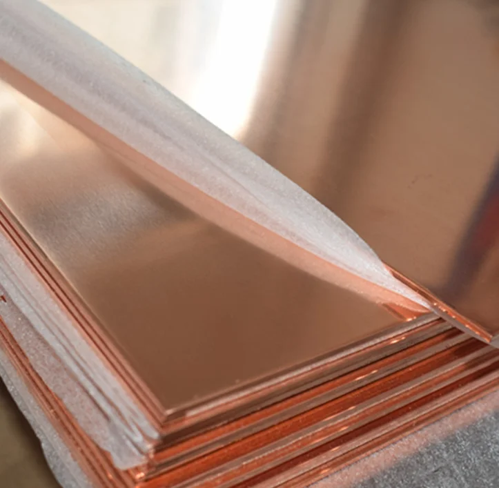 Wholesale Copper Plates 99.99% Custom Copper Sheets Factory Supplier