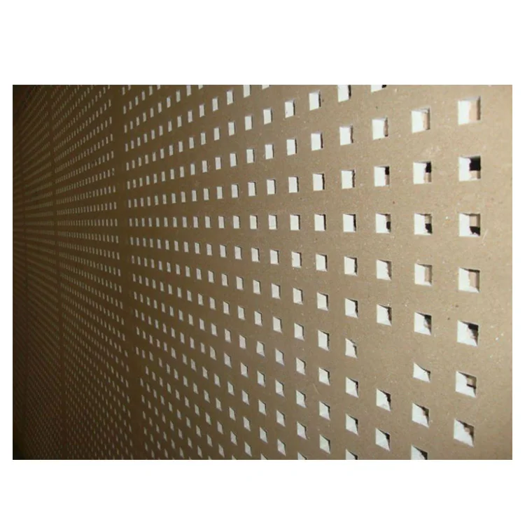 
Wholesale Acoustic Types Gypsum Tile Acoustic Perforated Panel Holes Ceiling 