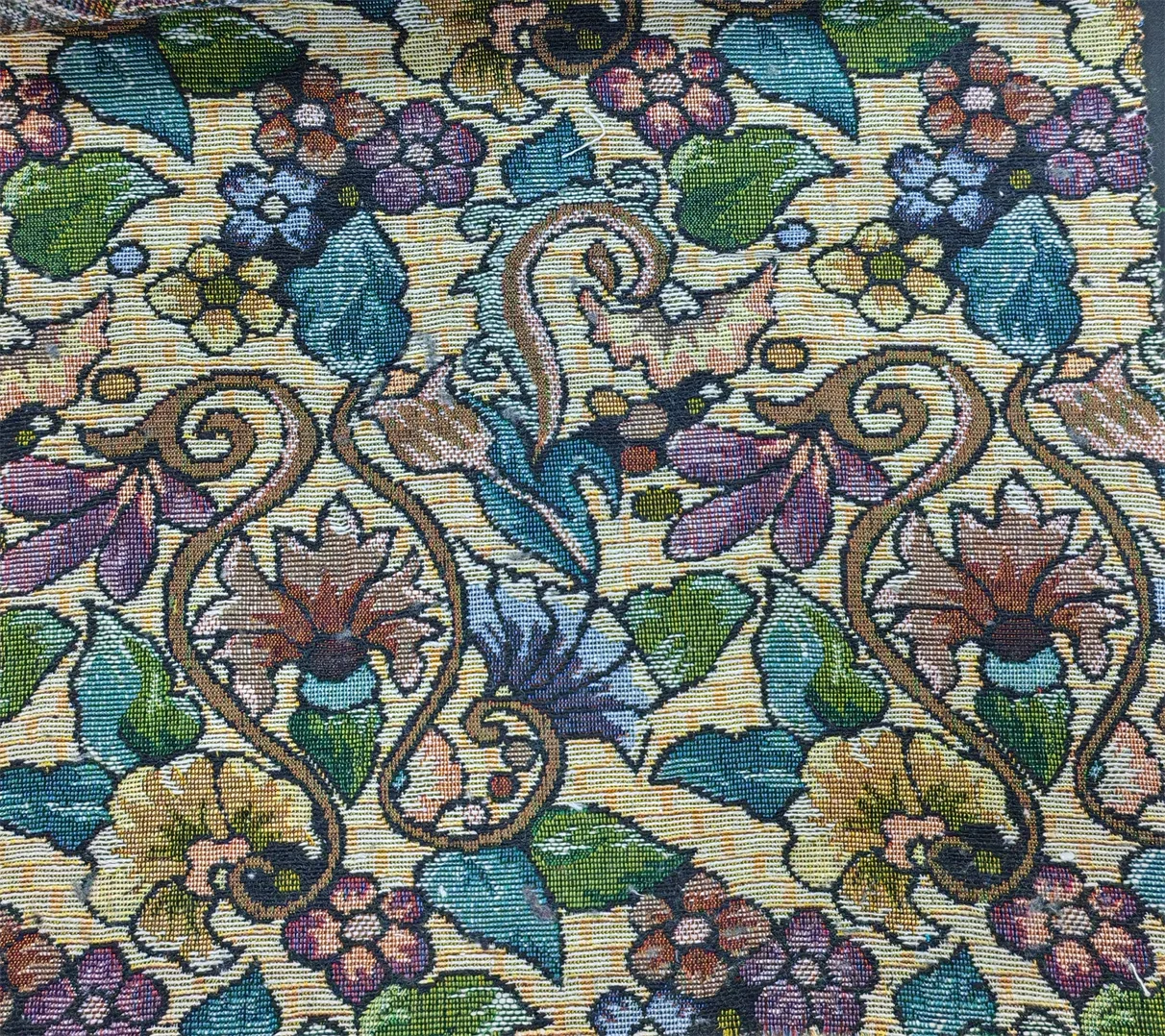 Stock gobelino sofa fabric for furniture upholstery gobelin fabric