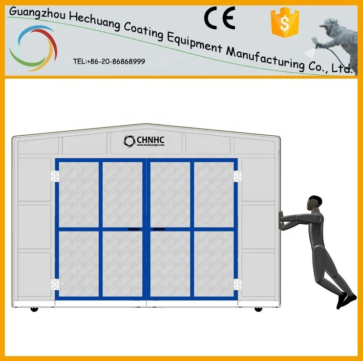 Factory direct sale car retractable spray booth