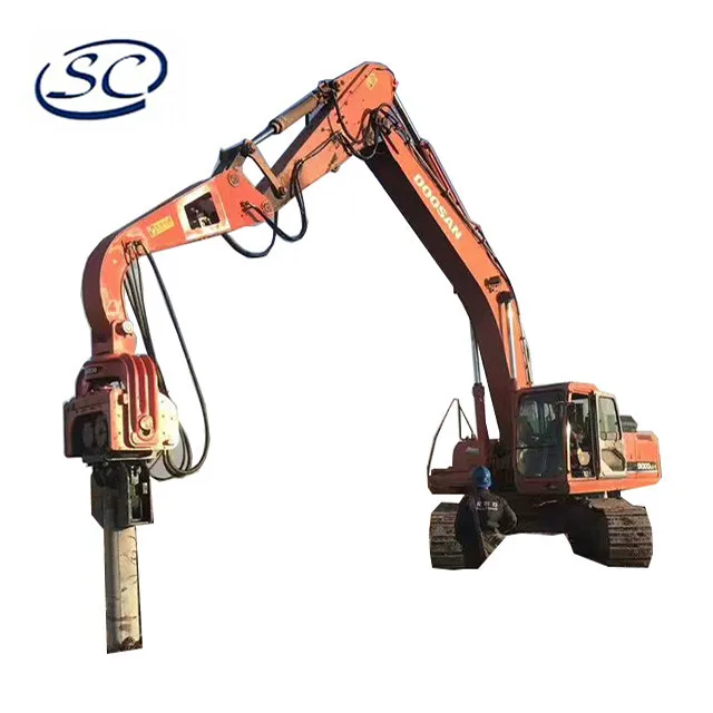 Excavator Vibro Hammer Sheet Pile Driver