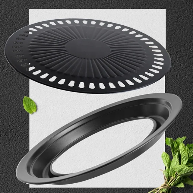 Factory hot sale Korean Grill Pan Cooking Plate Pan Bbq Grill Nonstick Plate