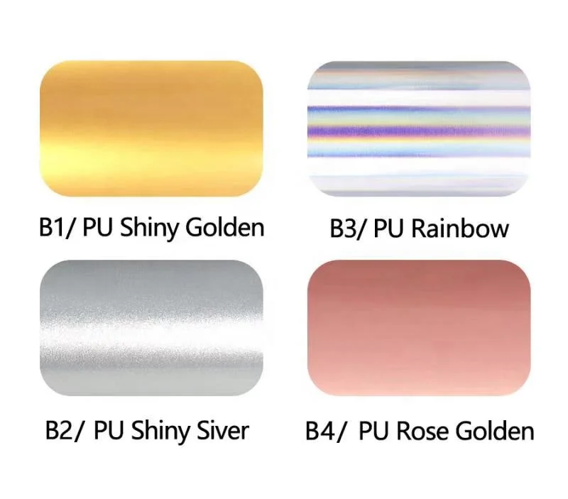 PU soft metallic high quality heat transfer vinyl wholesale elegant color easyweed htv for clothing printing logo flexible