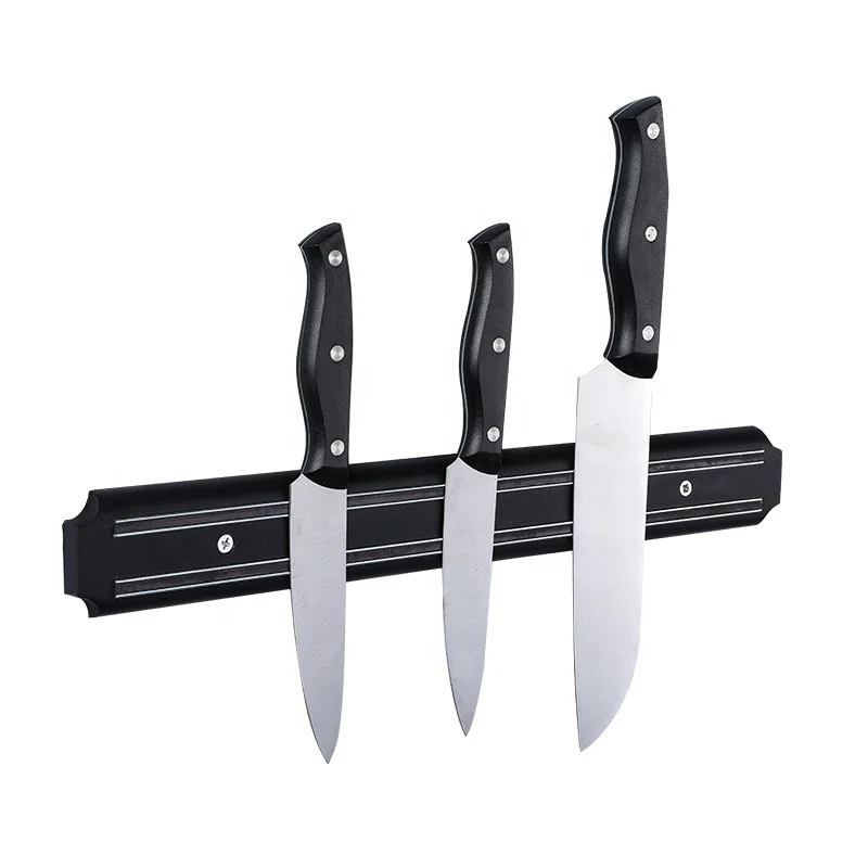 Strong Magnet Power magnetic knife bar OEM 8 Inch Eco friendly Plastic Magnetic Knife Holder for Kitchen Storage