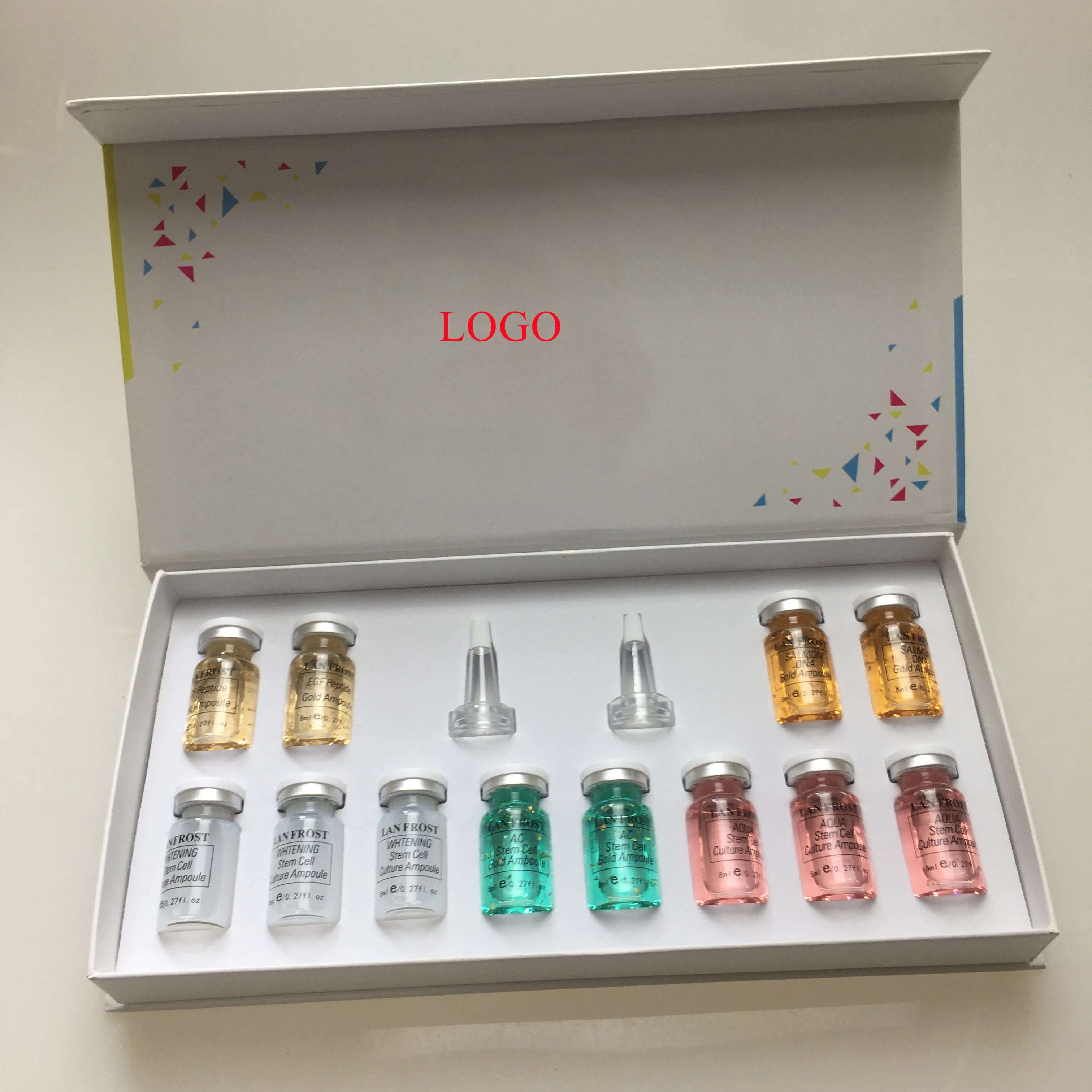 Lenore Lanfrost Face Serum BB Starter Kit Semi Permanent Cream Gloss Meso Derma Mix Dermawhite BB Foundation Treatment