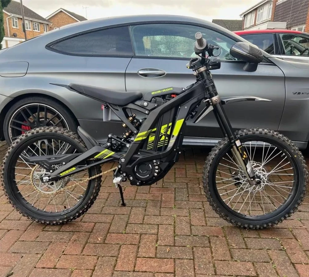2024 original motocross motorcycle electric dirt bike 60v40ah light bee x 6000w 90km/h off road sur ron light bee x ebike