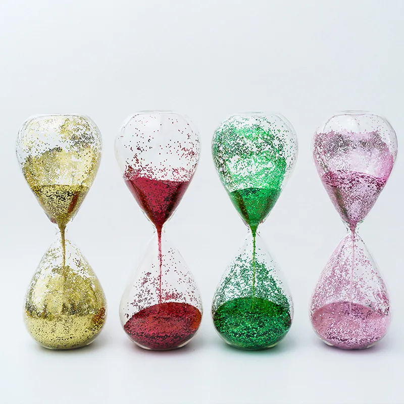 Sandtimer hourglass Wedding Favors Glass Hourglass Custom Sand Timer for home decoration gifts