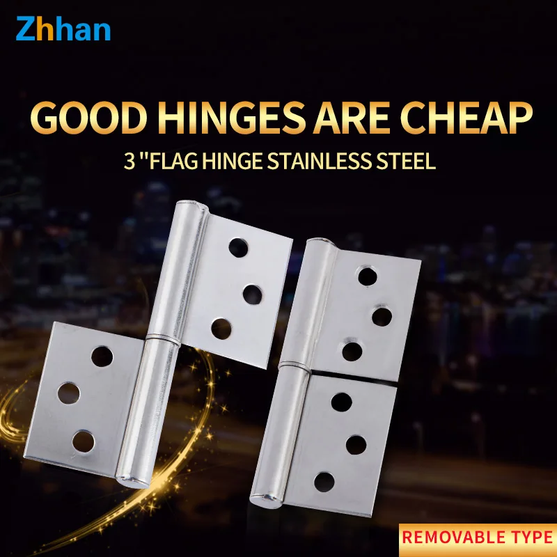 Factory Direct Flag Hinge,sliding Door Butterfly Hinge,stainless Steel for Wooden Door