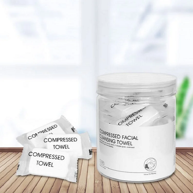 OEM ODM яйцо волшебное сжатие полотенце с логотипом ткань прямоугольные одноразовые сжатые