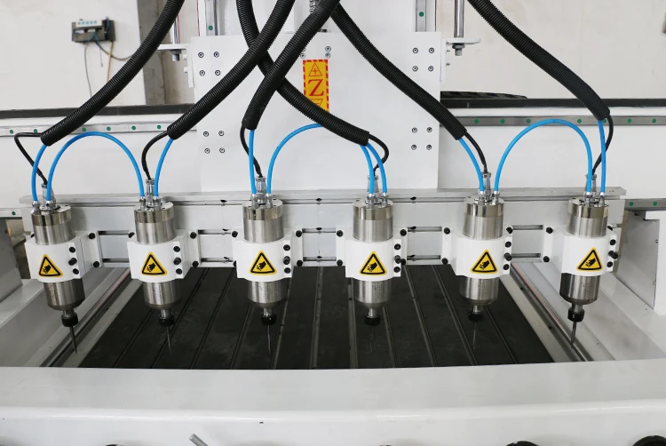 Multi Heads Six Spindle CNC Router Wood Router Machine 2030 Big Size for Sign making industry 3d Carving Machine