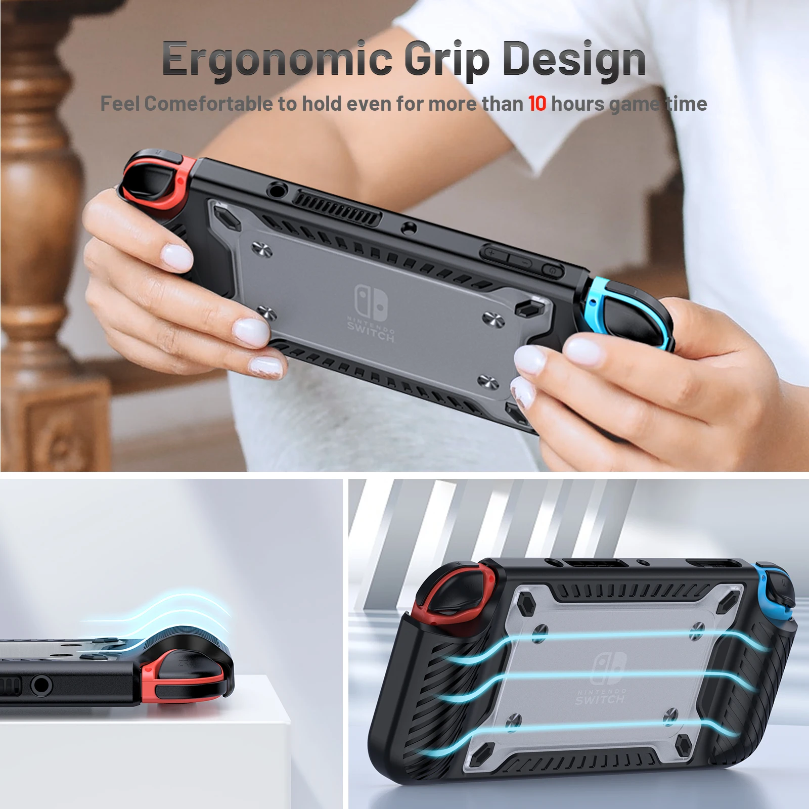 For Nintendo Switch OLED Protective Silicone Case Handhold TPU Cover Japanese Gaming Accessories