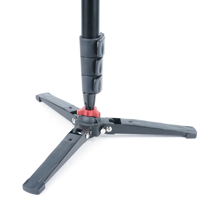 Factory Direct Sale Photography Equipment Three Feet Support Stand Adjustable 3 Legs Monopod Base Stand for Camera