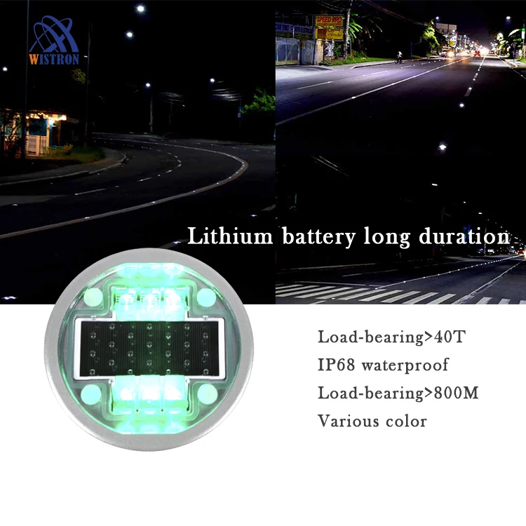 Aluminum Safety Solar Road Stud For Roadway