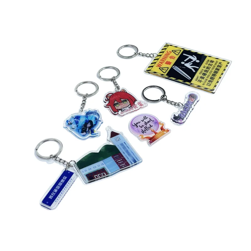 Акриловый брелок с эпоксидным принтом