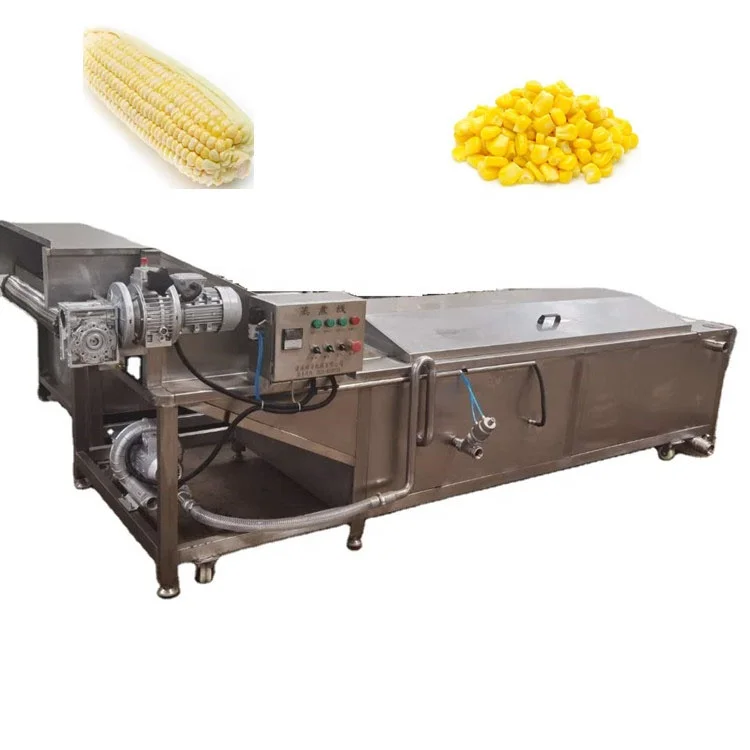 Industrial electric steam corn grain sweet corn green beans Carrot mushroom fruit and vegetable cooking and blanching machine