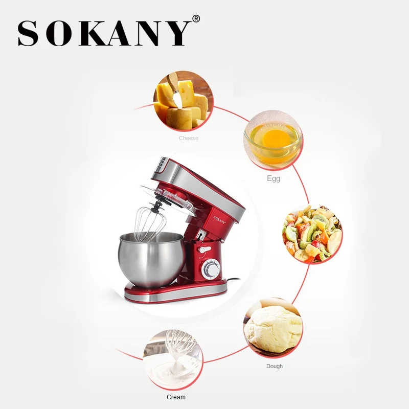 Sokany213c мульти-функциональный бытовой блендер миксер Мясорубка Электрический 3-в-1 европейского