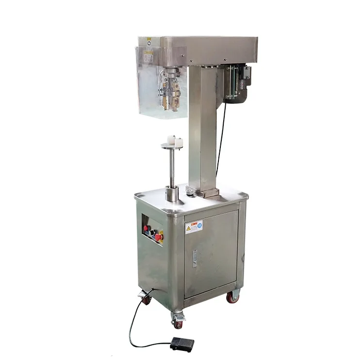 Wholesale Wine Glass Beer Bottles 750ml Metal Screw Locking Cap Capping Seal Sealing Machine