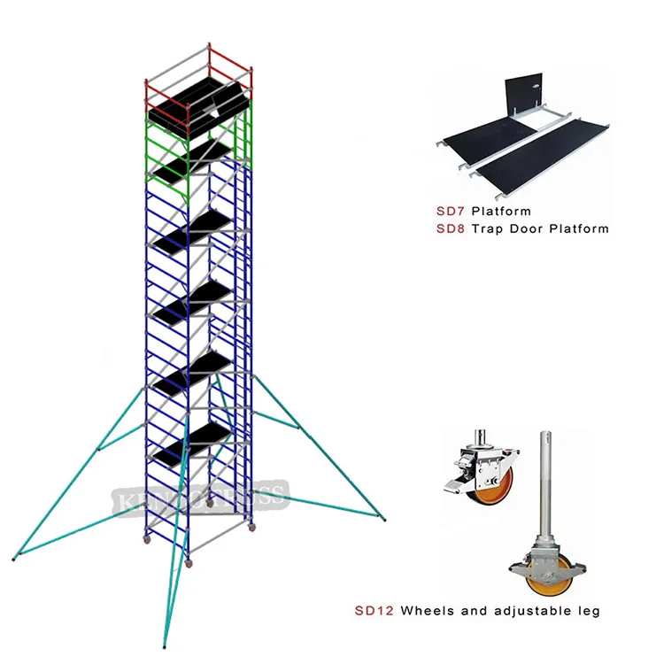 Aluminium Scaffolding Easy Install Scaffolding Platform For Construction